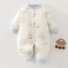 Roupas infantis Anyang, roupas de bebê para primavera, outono e inverno, macacão de algodão fino 40g, macacão unissex para bebê, adequado para usar em ambientes internos