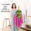 Plástico Morado Flor de Seda Enredadera Colgante de Techo Boda Enredadera de Flores Artificiales Planta Verde Flor de Glicinia Glicinia Realista Alta Simulación