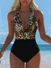 Traje de Banho Justo Sexy Estampado de Cintura Alta Emagrecedor para Férias na Praia, E-commerce Transfronteiriço Europeu e Americano 2027