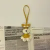 Schnauzer Perro Cuero Regalo Collar Personalizado Cachorro Creativo Llavero para Coche Colgante para Bolso Al por Mayor