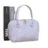 Bolsa Carteira de Feltro Estilo Western com Padrão de Pedra Tendência 2023 Novo Design Estilo Verão Textura Bolsa de Mão Estilo Coreano para Mulheres