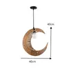 Lámpara colgante de bola de fieltro color crema con hilo de algodón estilo francés para sala de estar, comedor, dormitorio principal, estudio, luminaria de estilo bohemio