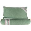 Almohada cervical de ajenjo personalizada protección para el cuello desmontable hoja de ajenjo cilíndrica inflable almohada de ajenjo algodón lino hogar almohada unida