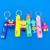 Encantos Fofos para Mochila com Chaveiros de Estrela, Brinquedos de Pelúcia Arco-Íris e Pingentes de Bolsa de Boneca para Meninas