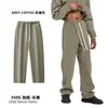 Pantalones Casuales Pesados de Otoño e Invierno para Hombre Isla Cai Xiang, Unisex Estilo Callejero Americano con Cordón Forrados de Forro Polar Pierna Recta Pantalones Deportivos para Hombre