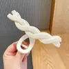 Coreia do Sul Elegante Presilha de Cabelo Grande Prendedor de Cabelo Acessório de Cabeça Sentido Avançado Grampo de Cabelo Grampo de Cabelo Verão Head Shark Clip Acessório de Cabeça Feminino
