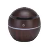 Criativo Bola usb Mini Sombreamento Madeira Branca Cogumelo Umidificador Colorido Luz de Ambiente Silencioso Aromaterapia Casa