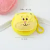 Monedero de Felpa de Conejo y Zorro de Dibujos Animados Lindo, Estuche para Auriculares, Bolsa de Almacenamiento para Estudiantes, Colgante, Encanto, Pulsera de Fleje