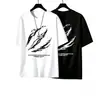 Camiseta de Manga Corta para Hombre 2026, Tendencia de Moda de Verano, Versátil Cuello Redondo Estampada Holgada Casual, Mayoreo