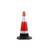 Cono de goma para carretera, cono reflectante, cubo de helado, señal de advertencia de prohibición de estacionamiento, barrera de aislamiento de tráfico.