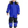 Novo Macacão de Ski Infantil de Uma Peça para Uso Externo no Inverno, Resistente ao Frio e ao Vento, Macacão de Ski Espesso, Quente e Luminoso para Homens e Mulheres