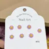 Joyería para Arte de Uñas de Resina Dibujos Animados Dinosaurio Comida Linda Juguete Joyería para Uñas Aretes Funda para Teléfono Móvil Accesorios de Uña Portátiles