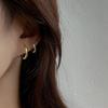 Brincos Geométricos Minimalistas para Mulheres, Modernos e Únicos, Argolas de Orelha Criativas Versáteis, Acessórios de Orelha Tendência de Nicho