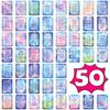 Gran Venta Transfronteriza Nuevo Estilo 50 Caricaturas Energía Positiva Texto Motivacional Postales Más Vendido en Amazon Simple e Inspirador