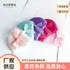 Esponja de Terciopelo Triangular con Forma de Lazo, Esponja de Terciopelo Corto para Polvo Seco, Esponja de Terciopelo con Doble Cinta, Esponja de Terciopelo en Forma de Abanico que No Absorbe el Polvo
