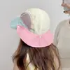 Chapéu de Sol Infantil Verão Fino Proteção Solar Aba Larga Malha Respirável Secagem Rápida Chapéu Xale para Menina Chapéu Bucket