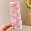 Novo Elástico de Cabelo Infantil com Polegar, Elástico Infantil, Acessórios de Cabelo Fofos para Meninas, Elástico de Cabelo, Não Machuca o Cabelo e Tem Boa Elasticidade