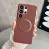 Adequado para Samsung S26 Ultra, apresentando um interior em tecido tecnológico e capa magnética para celular integrada; S25, simples e estiloso, com design de capa rígida, para vendas transfronteiriças