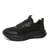 Sapatos masculinos plus size para outono, tênis esportivos respiráveis em malha, tênis de corrida antiderrapantes com sola grossa, sapatos casuais leves com sola macia, sapatos de viagem