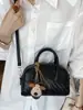 Bolso de Mano Simple Tipo Boston de Moda Verano 2026 Transfronterizo para Mujer, Bolso de Hombro Cruzado Elegante y Chic
