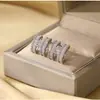 Brincos de Letra H com Pedras Cheias para Mulheres, Venda Quente Transfronteiriça, Brincos de Luxo Acessível de Alta Qualidade, Brincos Modernos Estilo Banquete de Celebridades