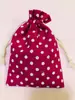Bolsas de Algodón con Cordón Floral Personalizadas para Guardar Artículos, Soporte para Impresión de Logo, Venta al por Mayor a Partir de un Paquete, Bolsita de Incienso Repelente de Mosquitos de Regalo