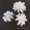 Materiales Florales Blancos para Bodas, Flores de Seda, Decoraciones de Techo para Salones de Bodas, Flores Artificiales, Flores para Arcos, Arreglos Florales, Arte Floral