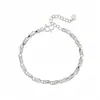 Pulsera de Plata de Ley S999 para Mujer 2025 Nueva Pulsera de Trébol de Cuatro Hojas Lujo Accesible Nicho Regalo de Cumpleaños para Mejor Amiga