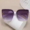 Gafas de Sol Cuadradas de Moda con Personalidad Europeas y Americanas para Mujer, Verano, Protección UV, Protector Solar, Moda, Parasol para Exteriores, Gafas de Sol
