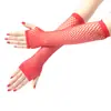 Luvas de Rede de Pesca de Malha Grossa Elásticas Fabricante Atacado Luvas Longas Sexy Punk Meio Dedo Luvas de Etiqueta para Boate Transfronteiriço