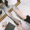 Zapatos Planos de Mujer Elegantes con Punta Fina, Tacón Bajo, Perlas, Boca Baja, Slip-On, Versátiles y Cómodos, Nuevo Estilo Primavera y Verano 2025