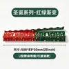 Empujador de mahjong acrílico temático navideño de venta directa con impresión incorporada, organizador de tarjetas de mahjong estilo americano, estante magnético para mahjong