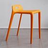 Moda Creativo Taburete de Plástico Moderno Sencillo Hogar Engrosado Silla con Respaldo Taburete de Comedor para Adultos Silla Vela Alta Excelente
