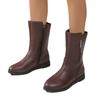 Botas Casuales de Media Caña Nuevas de Invierno Botines para Mujer Zapatos Nuevos de Algodón de Invierno Botas Botas Martin Botas para Mujer Venta al por Mayor Transfronteriza