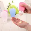 Bolsa de lavagem portátil para viagem, silicone, sub-frasco, frasco vazio, conjunto, shampoo, gel de banho, suprimentos de viagem, frasco de cosmético