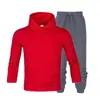 Suministro directo de fábrica otoño e invierno marca de moda para hombre suéter traje de suéter para hombre con capucha suéter más terciopelo para parejas suéter de color liso