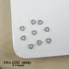 Mini Serie de Corazón de Aleación Accesorios para Uñas Simple y Versátil Corazón Dorado y Plateado Decoraciones de Uñas DIY Portátiles