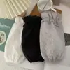 Protetores de Manga Longa de Renda Femininos à Prova d'Água Estilo Coreano, Mangas Protetoras Anti-Sujeira para Jaqueta Puffer para Escritório, Estudo, Tarefas Domésticas e Trabalho