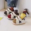 Zapatos para bebé para niños y niñas de 0 a 1 año, 6-9-12 meses, zapatos para caminar de suela blanda, zapatos blancos versátiles de color block deportivo