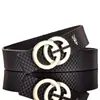 Cinturón de Cuero para Hombre de Moda Celebridad de Internet Tiktok Cinturón de Piel de Vaca Casual para Hombre Transfronterizo Cinturón Negro para Pantalones Hombres Cuadros