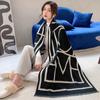 Bufanda Otoño e Invierno Nueva Letra Imitación Cachemira para Mujer Celebridad de Internet Estilo K Bufanda Cálida Chal Versátil Bufanda Ajedrez