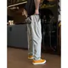 Pantalones Casuales con Logo Triangular Estilo Americano para Hombre, Nuevos Pantalones de Verano Ajustados de Secado Rápido, Pantalones Versátiles de Moda para Deportes al Aire Libre