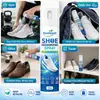 Spray Desodorante para Zapatos KineShineX para Tenis, Zapatos Deportivos, Zapatos de Piel, Botas, Cuidado Refrescante de Olores para Zapateros, Niebla Fina