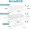 Estante de almacenamiento magnético para refrigerador sin perforaciones transfronterizo, almacenamiento lateral, condimentos de cocina, estante lateral multifuncional para condimentos