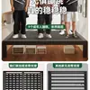 Cama de Hierro Forjado Cama Doble Moderna Simple Hogar Tatami Marco de Hierro Cama Personalizada Cualquier Tamaño Cama de Hierro sin Mesita de Noche