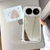 Adequado para capa de celular Huawei nova16, novo modelo personalizado 15pr, acabamento espelhado moderno, proteção total das bordas, estilo ins com laço