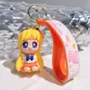 Llavero de Dibujos Animados de Sailor Moon Colgante para Bolso de Pareja Colgador de Llaves Muñeca de Tsukino Usagi Llavero para Coche