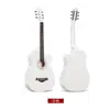 Fábrica de Origen Guitarra Guitarra Acústica Instrumento de Guitarra Guitarra Acústica de Madera de 38 pulgadas Mango de Fibra de Carbono Guitarra de Tilo