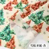 Tecido Roupa Infantil Material Biscoito Tecido de Cama Fundo Produção Cena de Morango Tecido Estampado Natal Desenho Animado