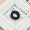 Cuerda para el Cabello Gruesa de Alta Elasticidad Tejida a Mano Pura Donut Payón Tendón de Goma Duradero Accesorios para el Cabello Tocado para Mujeres